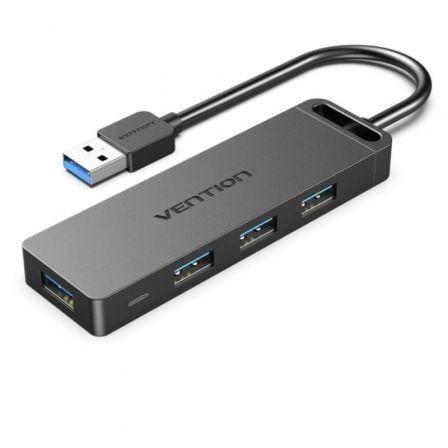 Hub USB VENTION CHLBD (0,5 m - USB 2.0/1.0 - Preto)