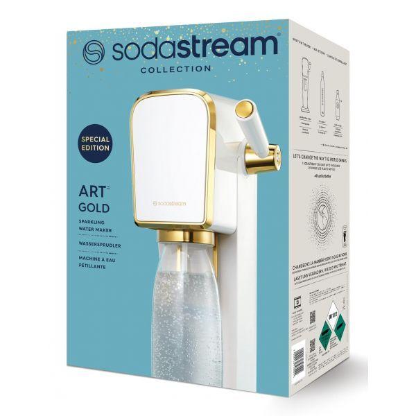 Máquina de Água Gaseificada SODASTREAM ART 1013511415 (Altura 44 cm - Branco e Dourado), miniatura 3