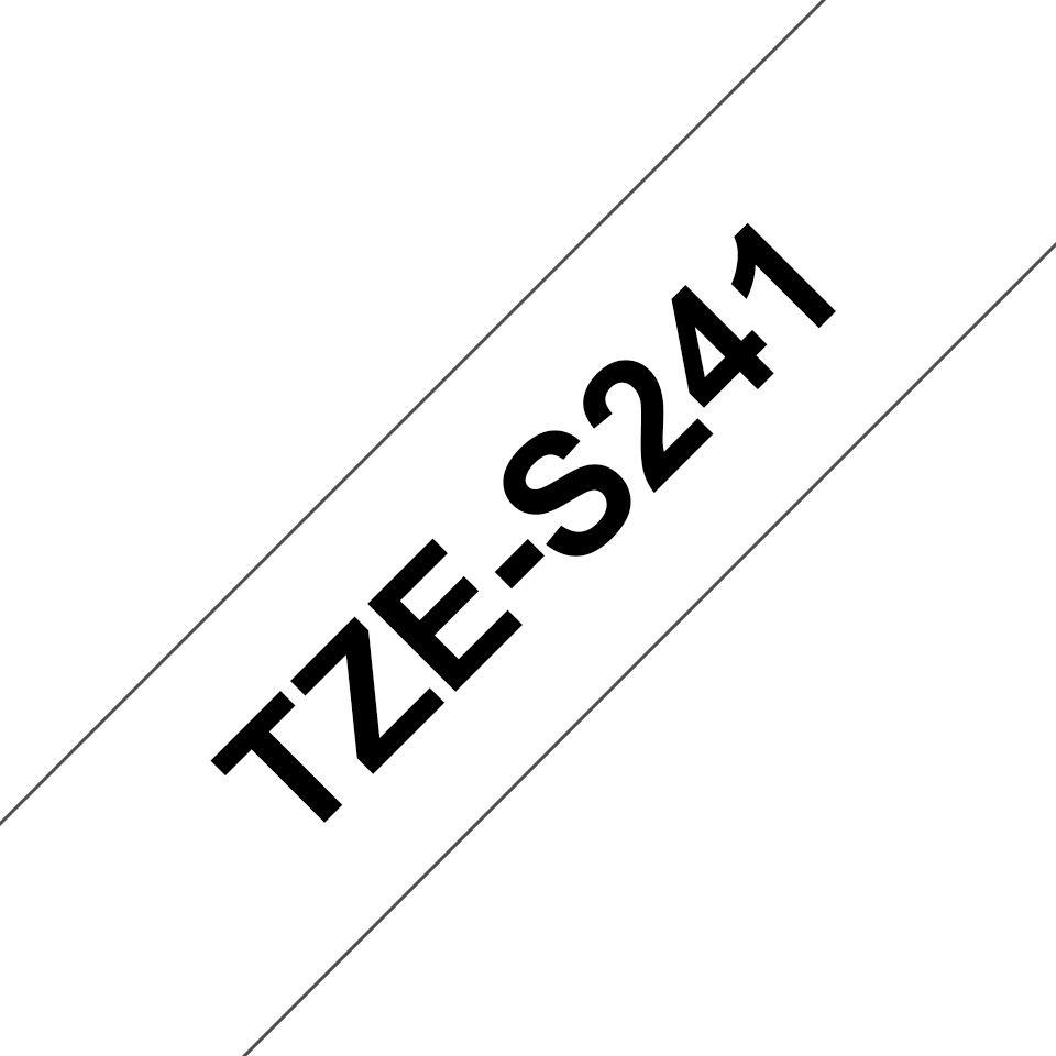 Fita de Impressão BROTHER TZE-S241 (Preto sobre Branco)