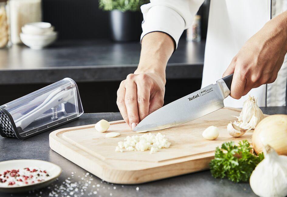 Faca de Chef TEFAL Ever Sharp K2569004 (Aço inoxidável - Preto/Inox) — miniatura 11