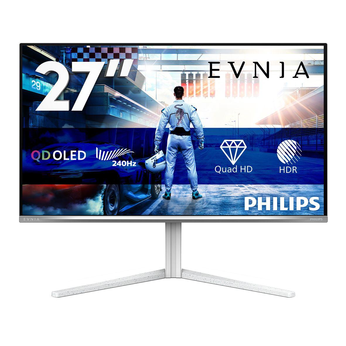Monitor PHILIPS Evnia 6000 27M2N6501L/00 (26,5" - OLED - 240 Hz - Branco)