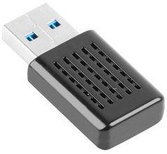 Adaptador USB Wi-Fi LANBERG NC-1200-WI (300 + 867 Mbit/s - 2,4 GHz e 5 GHz - 5000 Mbit/s - Preto), miniatura 2