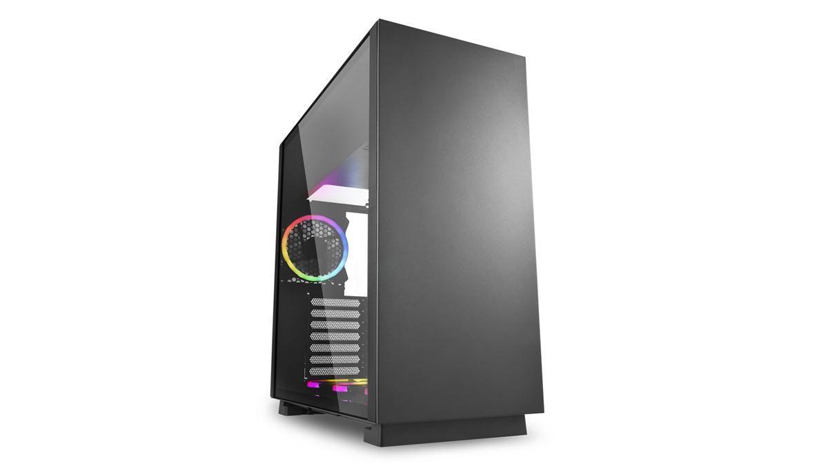 Caixa de Computador SHARKOON M30 RGB (ATX, E-ATX - Midi Tower - RGB - Preto) — miniatura 3