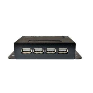 Extensor USB com Hub LOGILINK UA0252 (50 m - USB 2.0 - RJ-45 - Preto) — miniatura 3