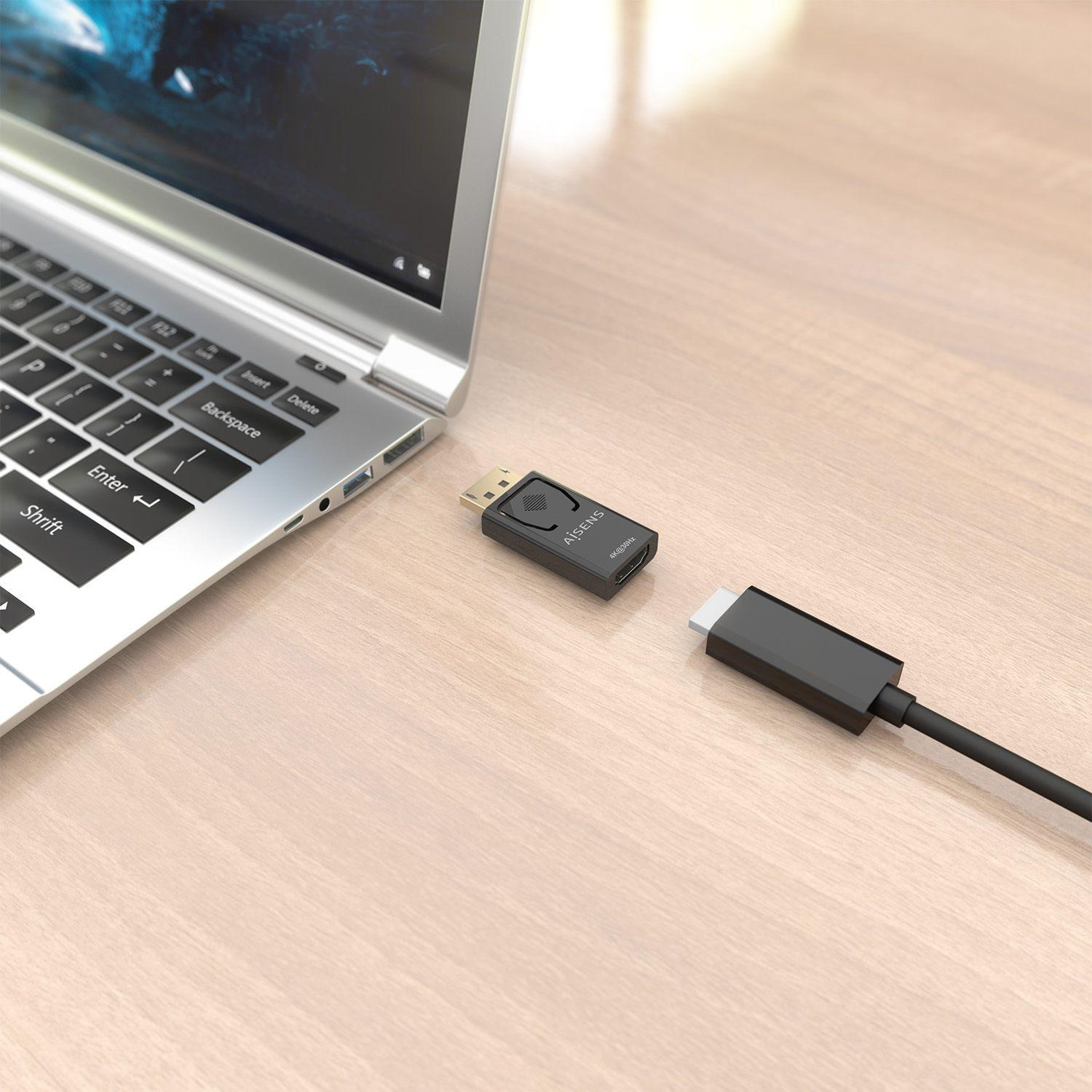 Conversor DisplayPort para HDMI AISENS A125-0949 (HDMI Type A - Preto) — miniatura 6