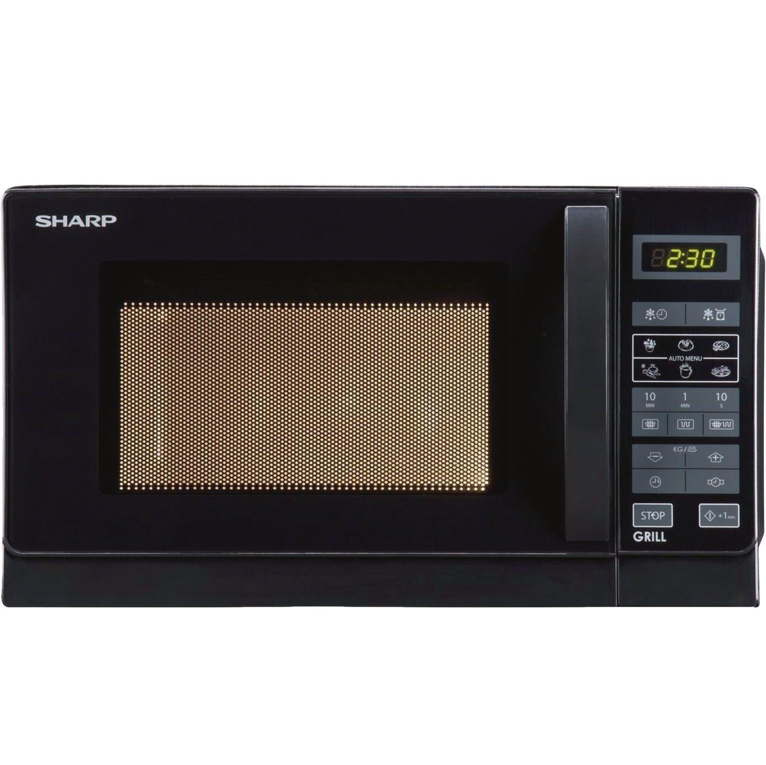 Micro-ondas Combinado SHARP R-642BKW (800 W - 1000 W - 20 l - Preto)