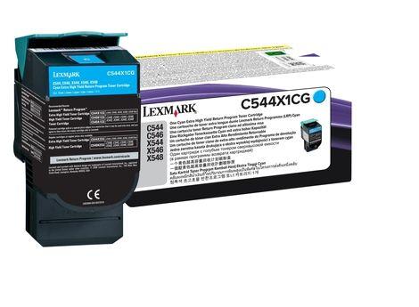 Toner LEXMARK C544X1CG (30 000 páginas - Ciano)