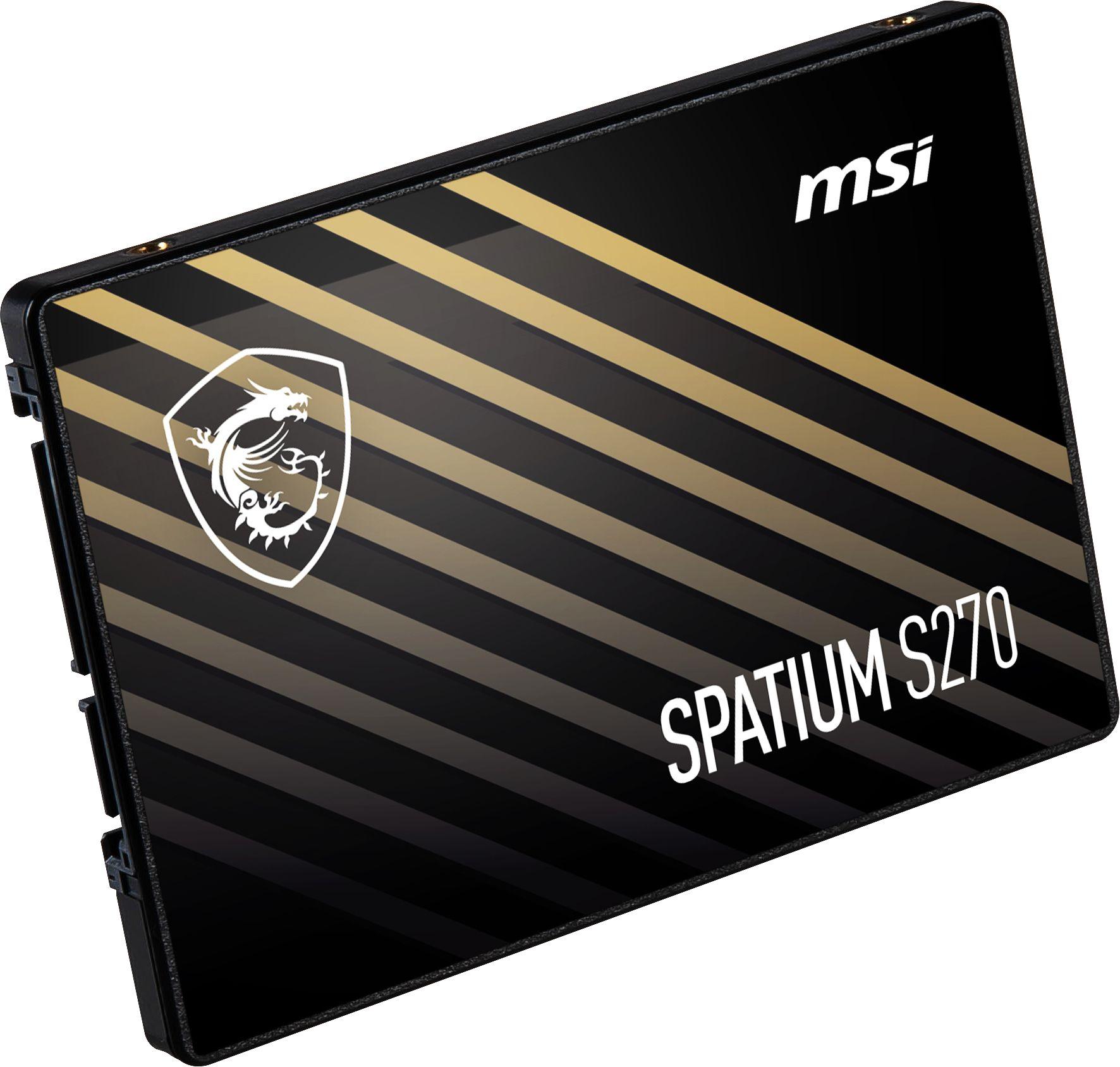 SSD Interno MSI Spatium S270 (480 GB - 2.5" - Serial ATA III - Preto) — miniatura 2