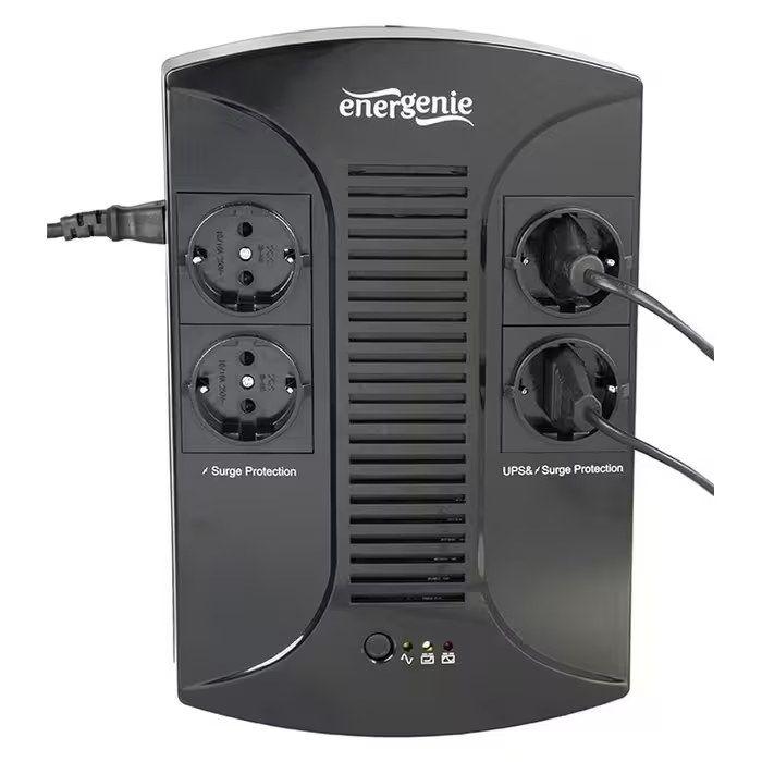 UPS Interativa de Linha GEMBIRD EG-UPS-001 (USB, RJ11 - Acoplador C13 - Preto), miniatura 2