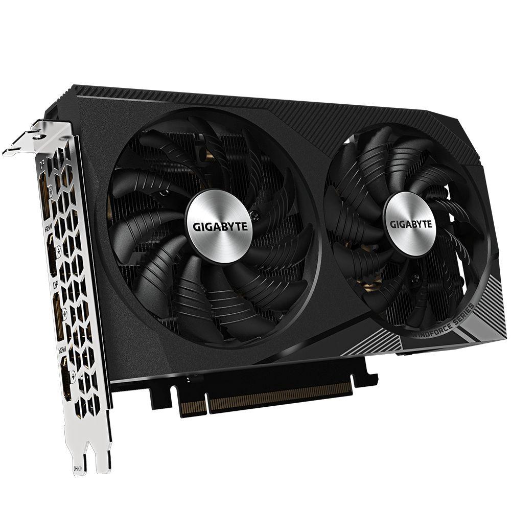 Placa Gráfica GIGABYTE GeForce RTX 3060 WINDFORCE OC 12G (rev. 2.0) (GeForce RTX 3060 - 15000 MHz - 12 GB - Preto) — miniatura 2