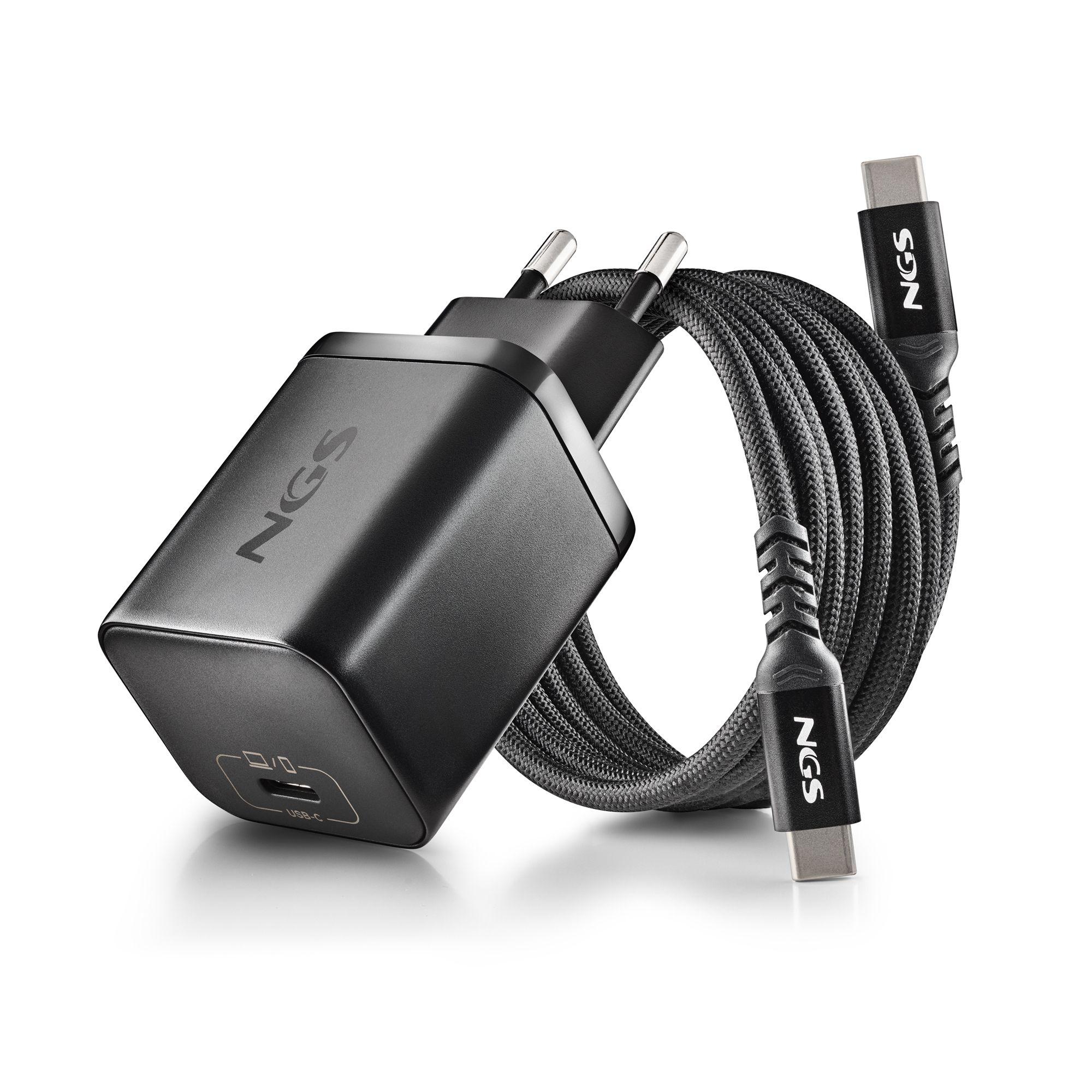 Carregador de Portátil NGS BUD65W-H (65 W - 1.3 A - 3,25 A - Preto), miniatura 5