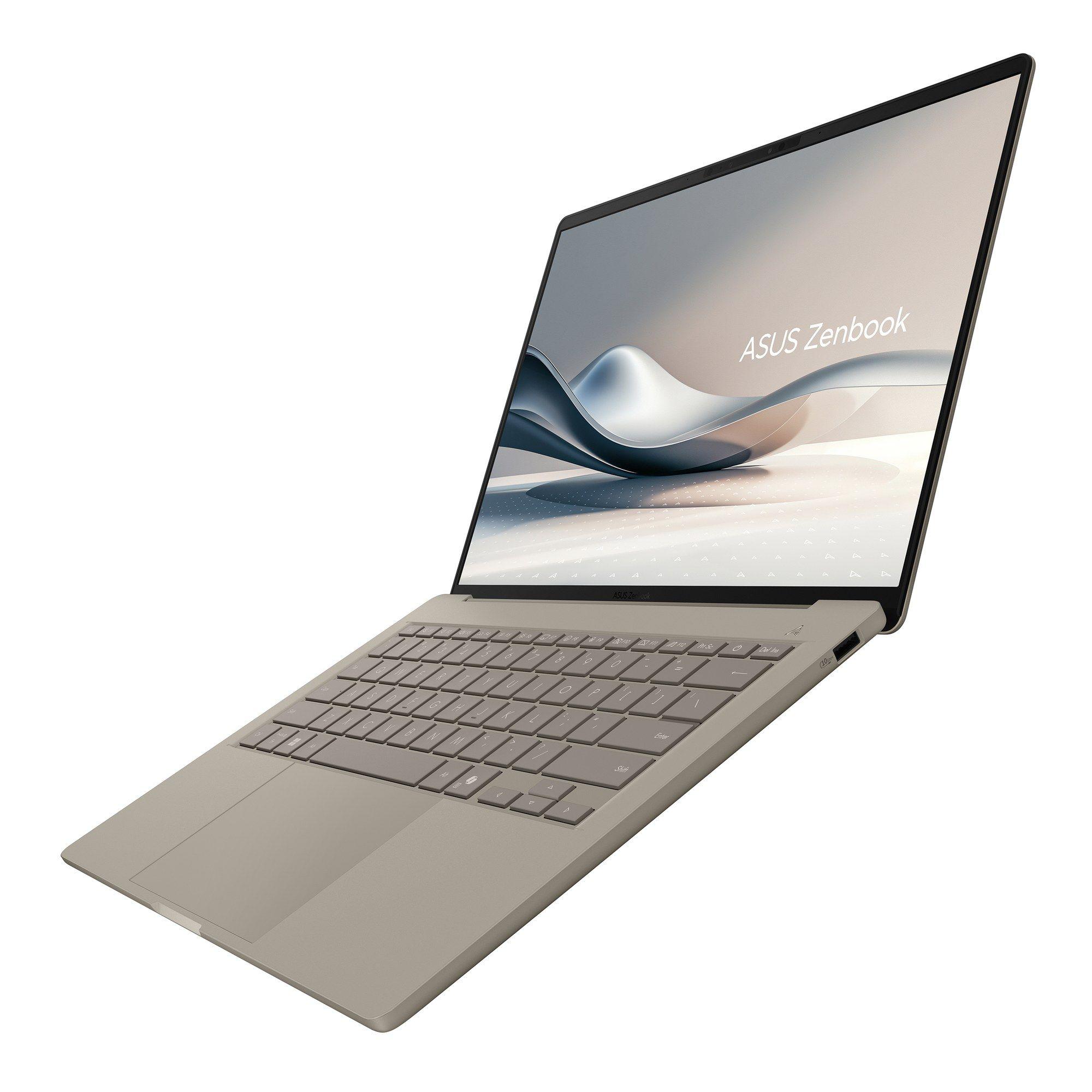 Computador Portátil ASUS Zenbook A14 UX3407QA-X1PBOHDGP1 (14" OLED WUXGA - Snapdragon X X1-26-100 - 32 GB - 512 GB SSD - Bege) — miniatura 6
