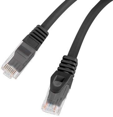 Cabo de Rede LANBERG PCU6-10CU-0100-BK (1 m - Cat.6 - RJ-45 - Preto), miniatura 3