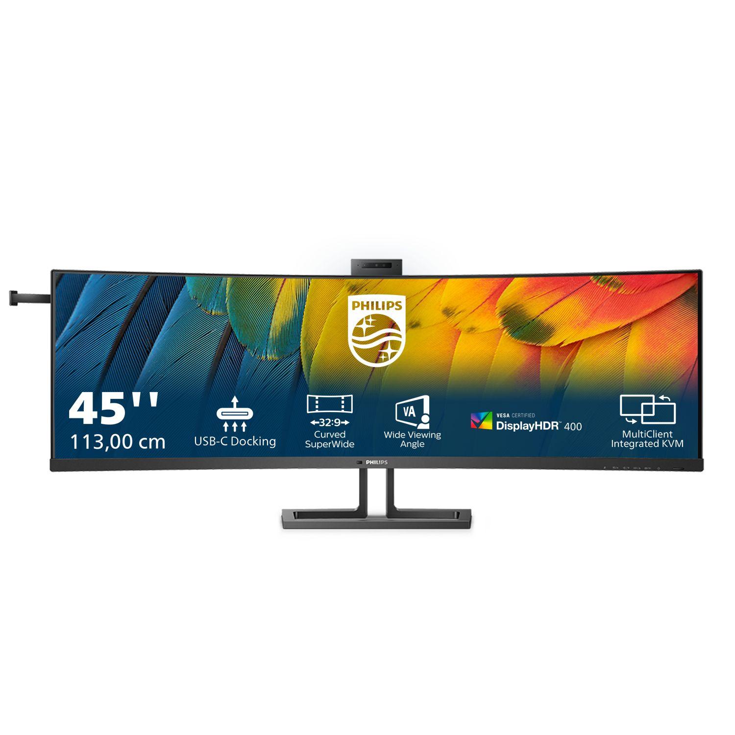 Monitor PHILIPS 45B1U6900CH/00 (44,5" - VA - 75 Hz - Preto), miniatura 2