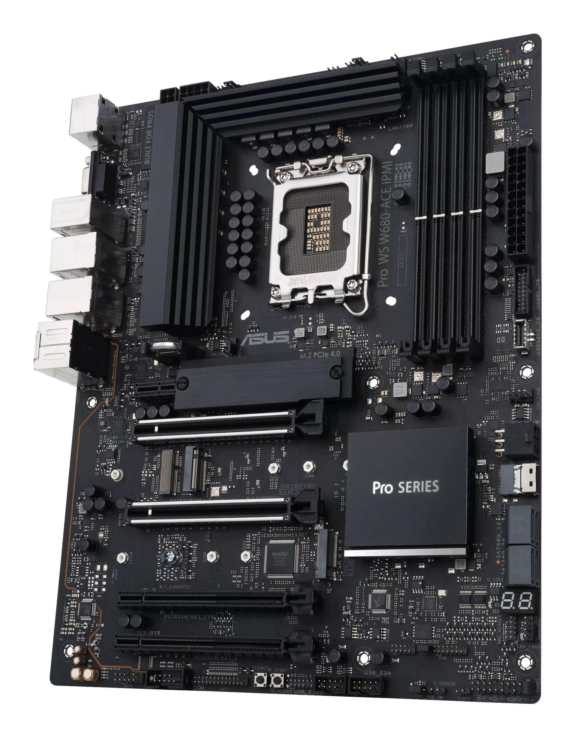 Motherboard ASUS PRO WS W680-ACE IPMI (LGA 1700 - ATX - Duplo canal - Preto), miniatura 2