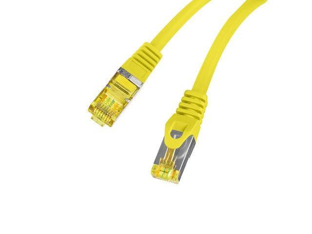 Cabo de Rede LANBERG PCF6A-10CU-0100-Y (1 m - Cat. 6A - Amarelo), miniatura 3
