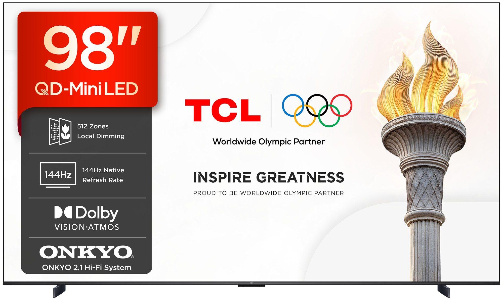 Televisão TCL TV 98P8L (98" - 4K UHD QD-Mini LED - 144 Hz - Preto), miniatura 2