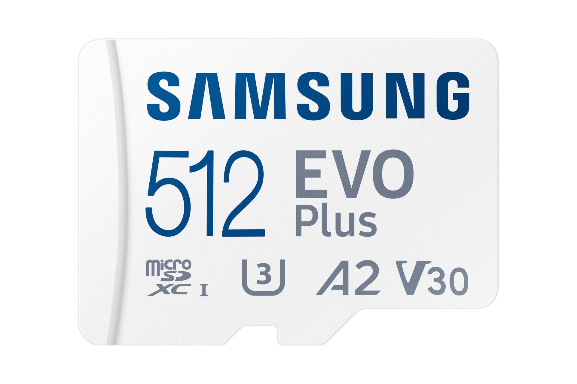 Cartão de Memória SAMSUNG EVO Plus MB-MC512SA/EU (512GB - UHS-I - 160 MB/s - Branco)
