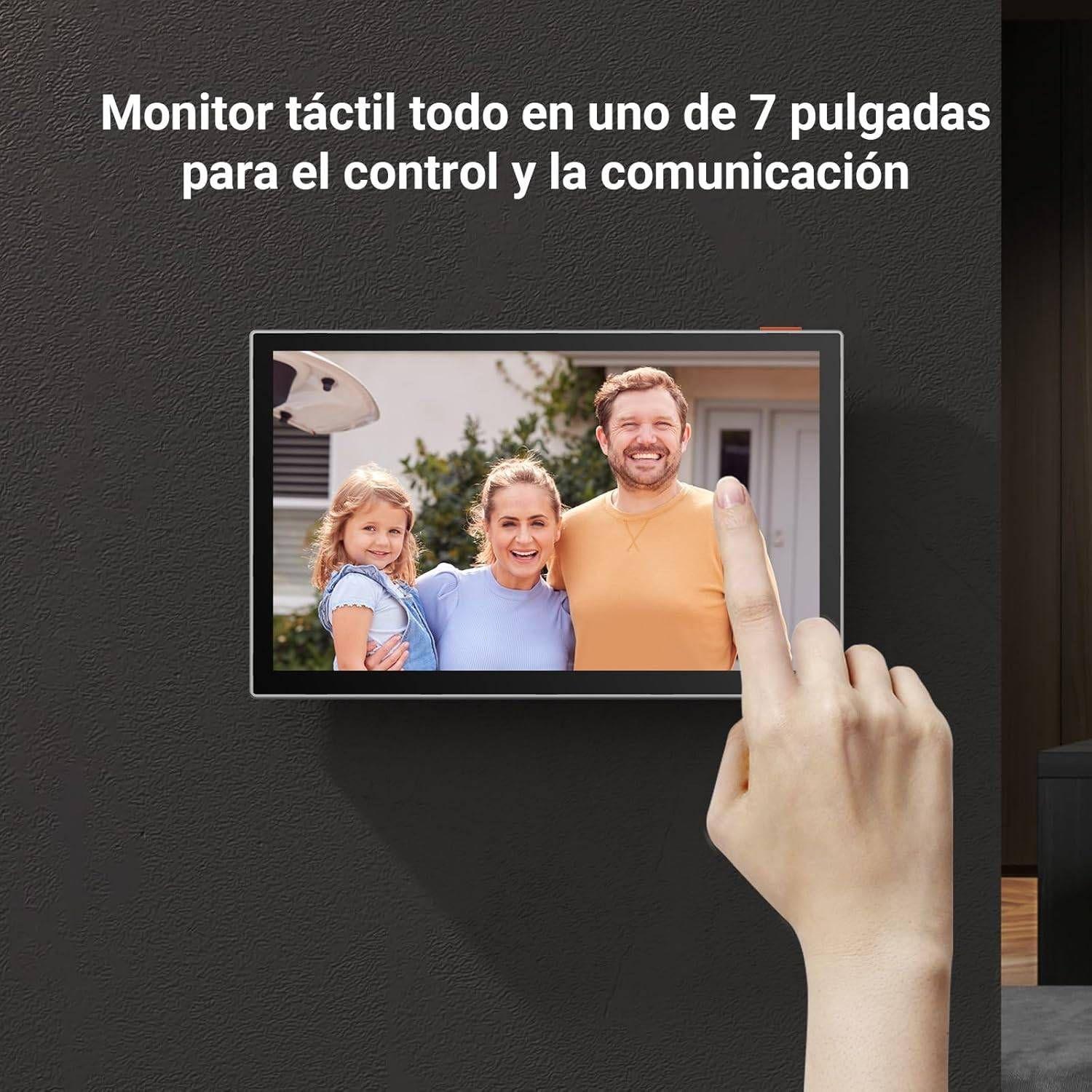 Vídeo Porteiro Inteligente EZVIZ HP5 (7" - Wi-Fi - Preto e Prateado) — miniatura 4