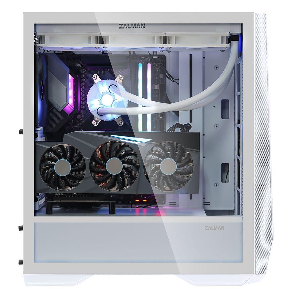 Caixa ATX ZALMAN Z9 Iceberg White (Midi Tower - Plástico, Aço - 18,5 cm - Branco) — miniatura 3