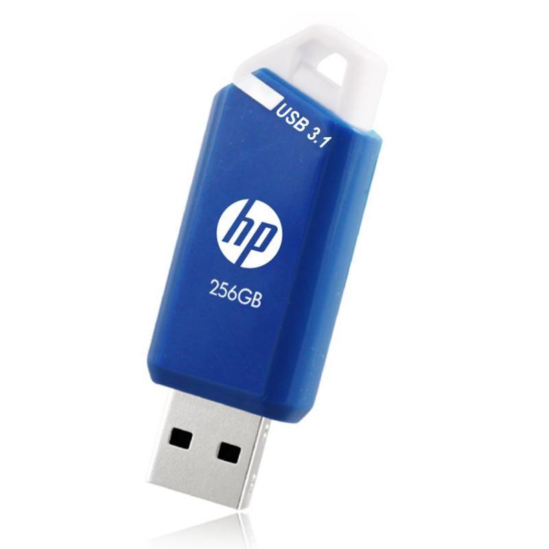 Pen USB HP X755W (Deslizante - USB Type-A - USB tipo A - Azul e Branco), miniatura 2