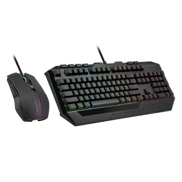 Conjunto de Teclado e Rato Gaming COOLER MASTER Devastator 3 (Alemão - Interruptor de membrana - Tamanho completo - Preto) — miniatura 3