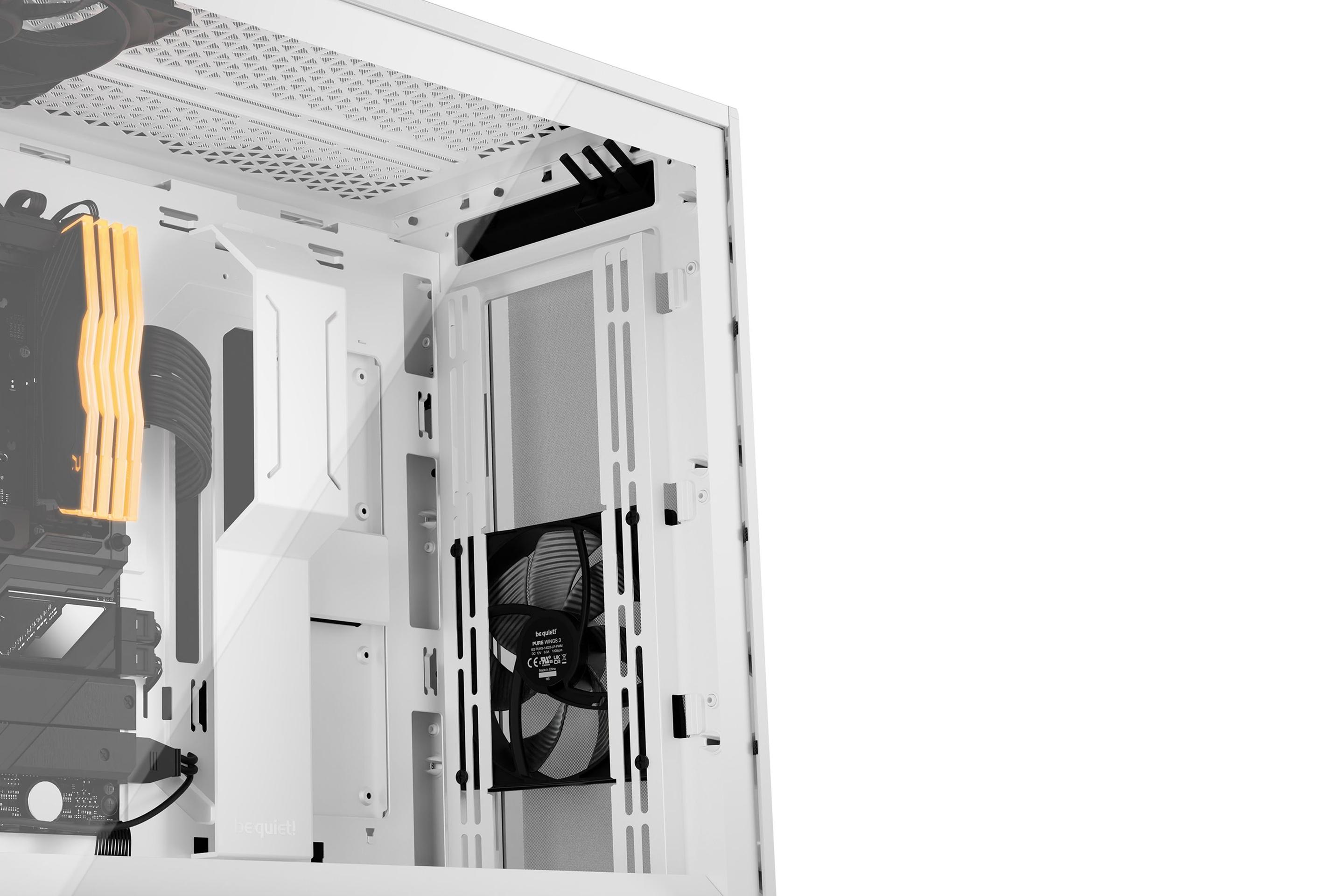 Caixa PC BE QUIET! Shadow Base 800 DX (ATX, EATX, micro ATX, Mini-ITX - ATX, PS2 - Midi Tower - Branco) — miniatura 10