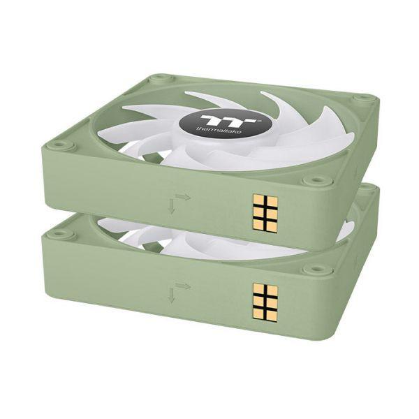 Conjunto de Ventoinhas THERMALTAKE CT140 EX ARGB Sync (RGB multicolor - 3 W - Verde Matcha) — miniatura 4