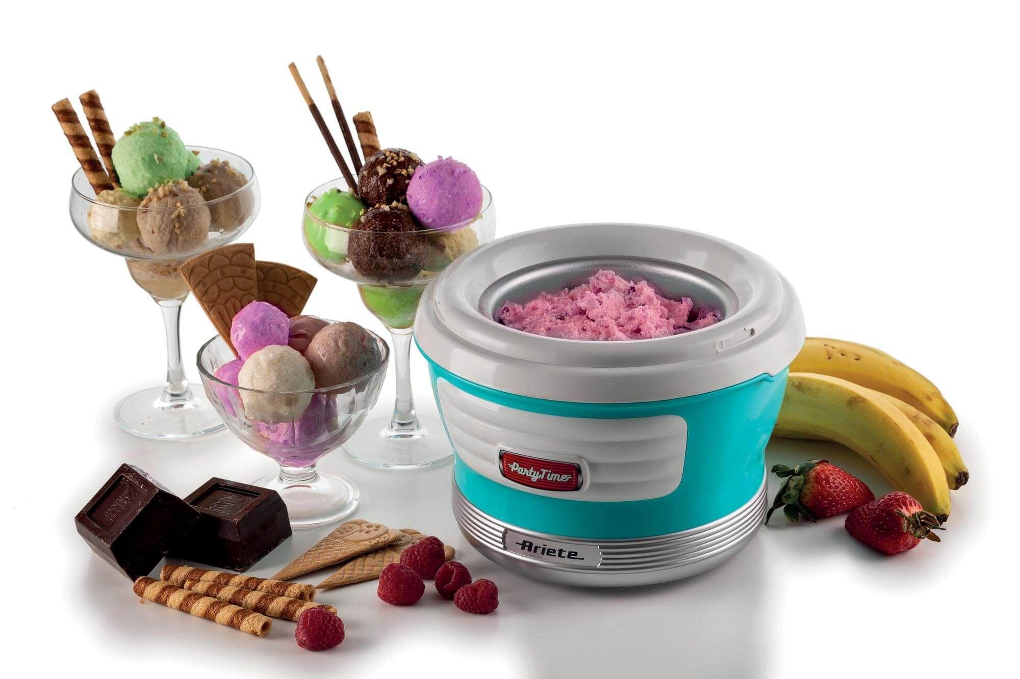 Máquina de Fazer Gelados ARIETE 0643/01 Party Time (Altura 25 cm - Azul Claro), miniatura 3