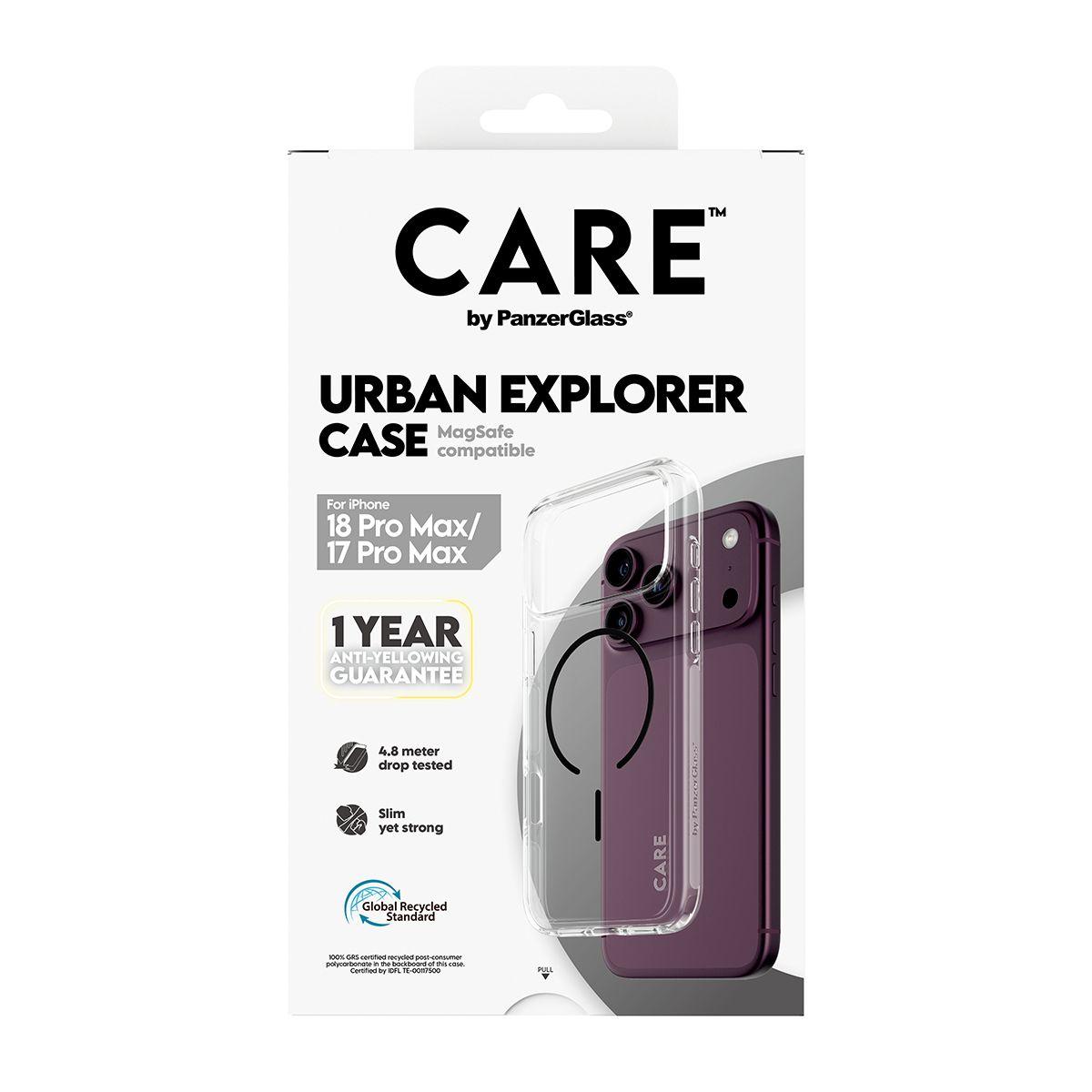 Capa para Telemóvel PANZERGLASS CARE Urban Explorer Case (Transparente) CR82267 — miniatura 3