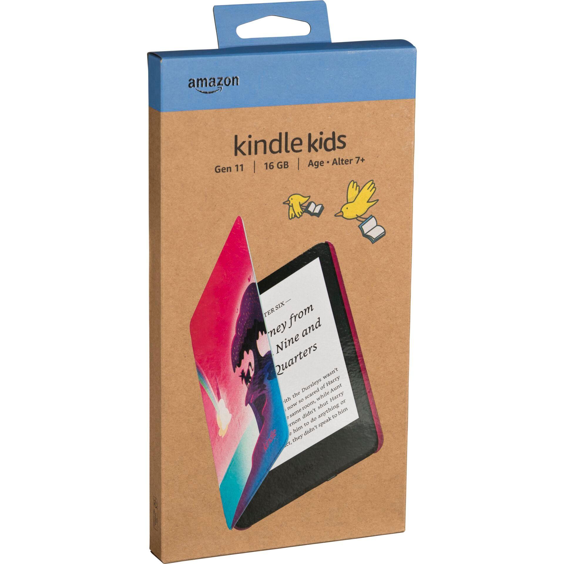 Leitor de Livros Eletrónicos AMAZON Kindle Kids Edition 16GB (6" - Vale dos Unicórnios - Preto e Azul) — miniatura 2