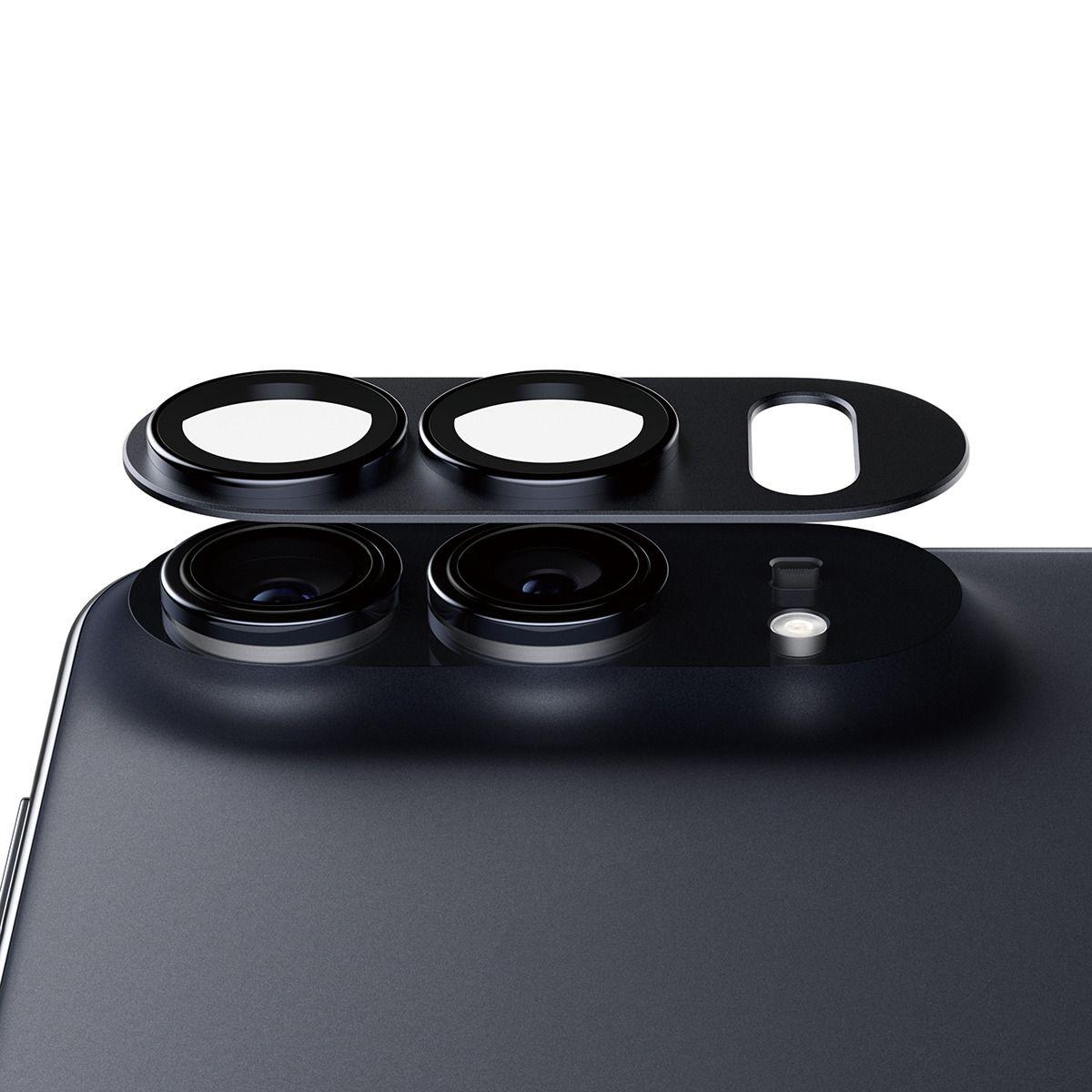 Protetor de Lentes da Câmara PANZERGLASS Fender Camera Lens Protector Midnight iPhone Duo (Apple - Silicone - Azul)
