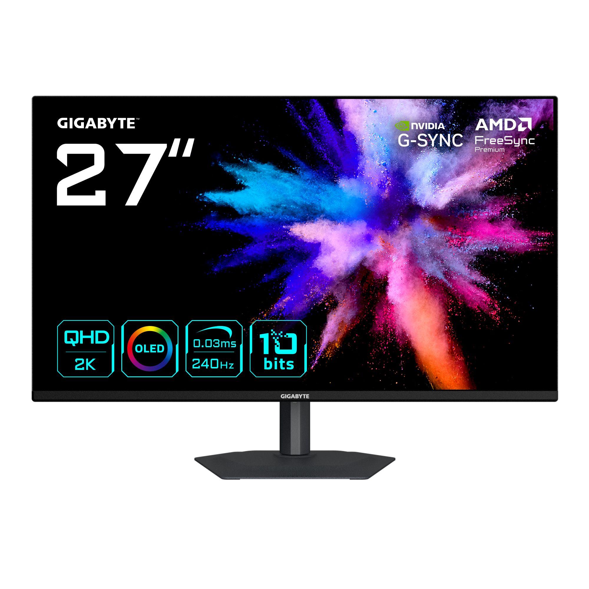 Monitor GIGABYTE GO27Q24A (27" - OLED - 240 Hz - Preto)