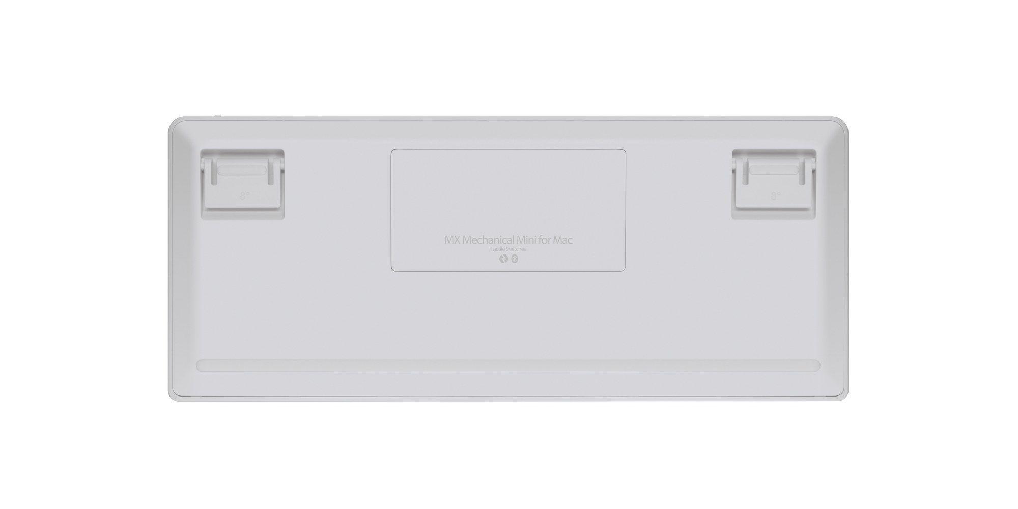 Teclado LOGITECH MX Mechanical Mini for Mac (Suíço - Logitech Tactile - RF Wireless + Bluetooth - Cinzento-claro) — miniatura 3
