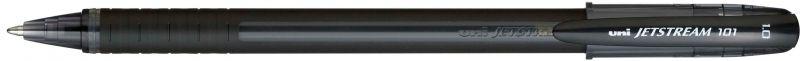 Caneta Esferográfica UNIBALL JetStream SX-101-10 (Plástico - Preto)