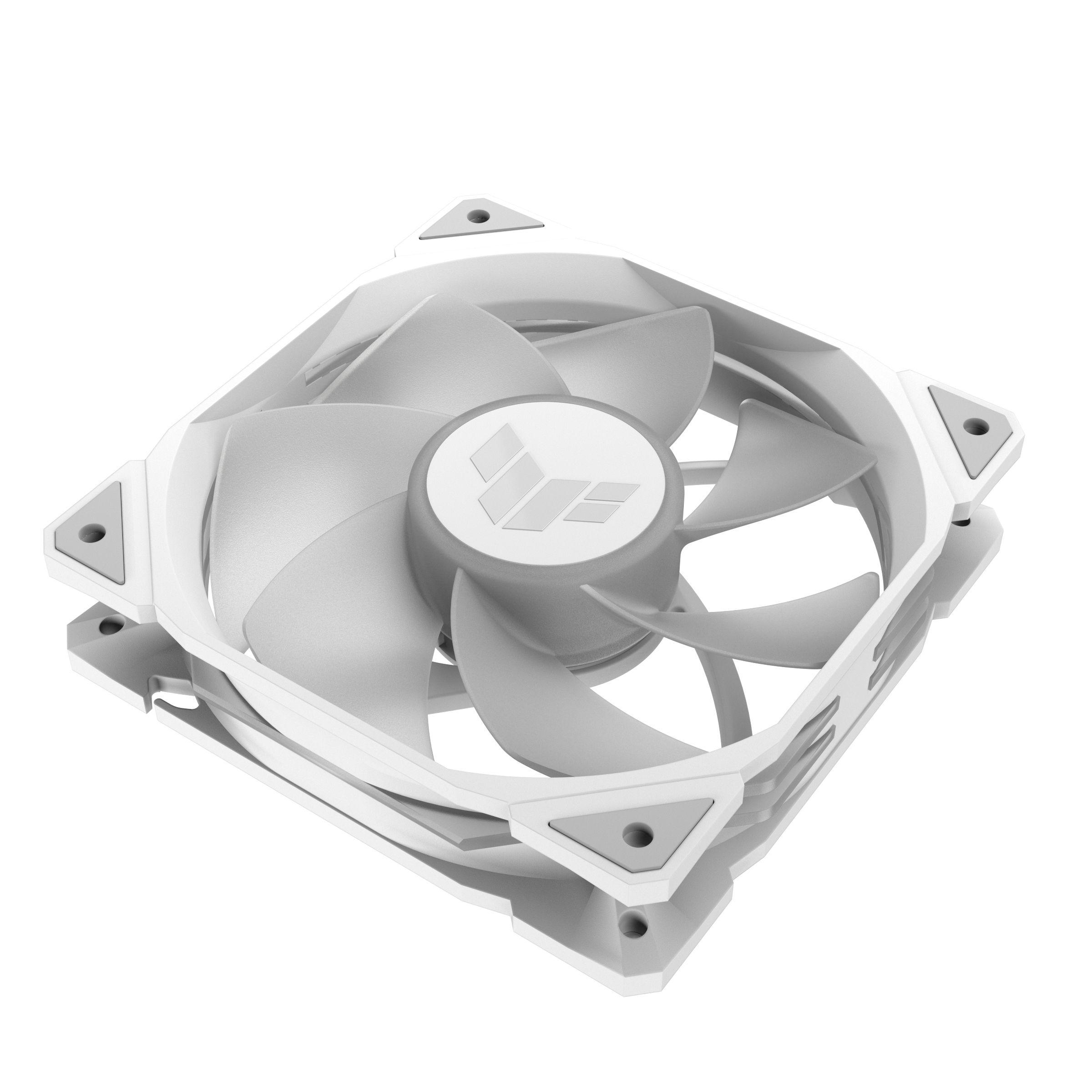 Conjunto de Ventoinhas para Caixa PC ASUS TUF GAMING TR120 ARGB REVERSE 3IN1 (Branco) — miniatura 7