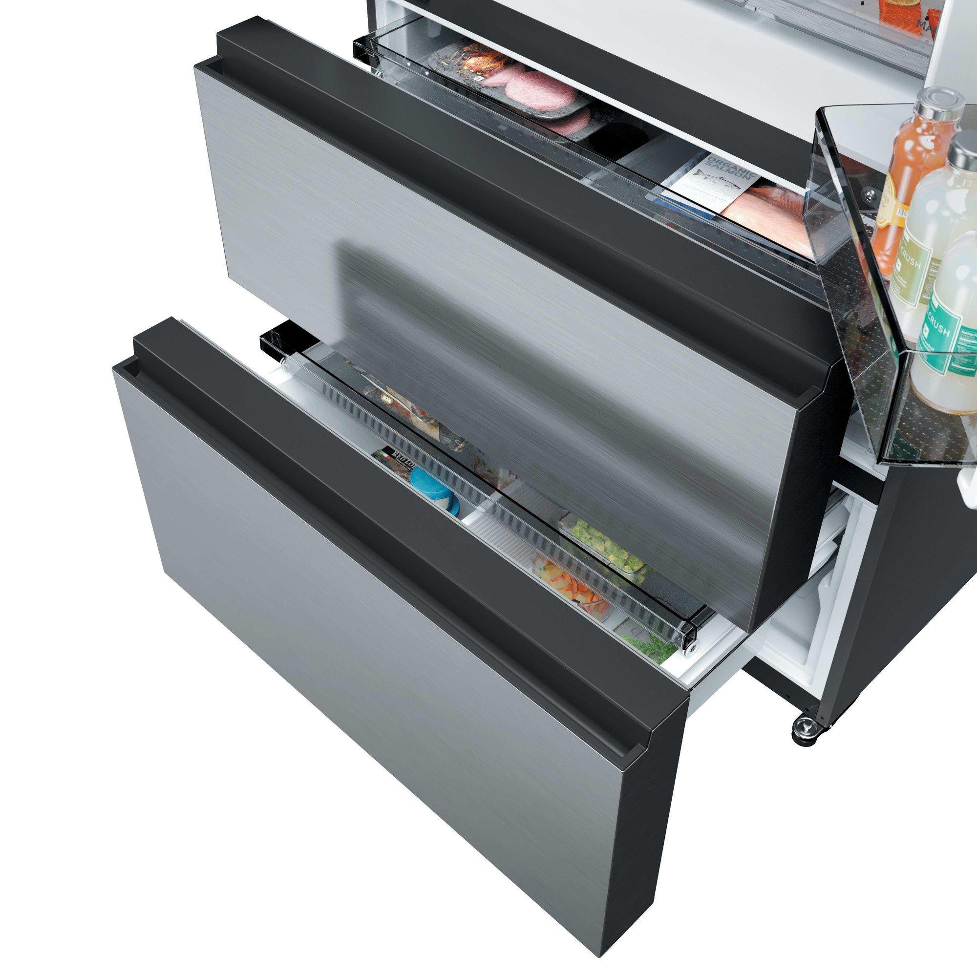 Frigorífico Americano Independente HAIER HFR59F18CWMM (700 L - hOn - 182,5x90,5x73,8 cm - Inox/Platina), miniatura 10