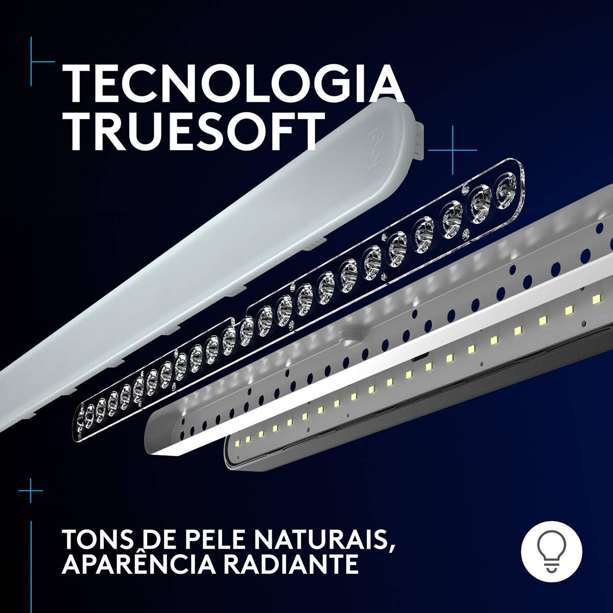 Luz LED LOGITECH Litra Beam LX (AC, USB Type-C para USB Type-A - Preto) — miniatura 6