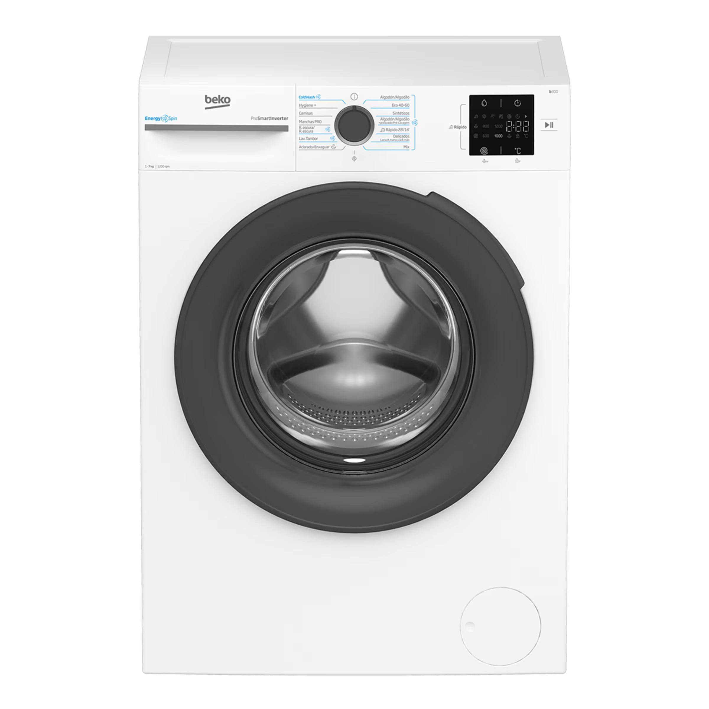 Máquina de Lavar Roupa BEKO VBM3WFU37213WA (1200 RPM - Altura 84,5 cm - 85 cm)