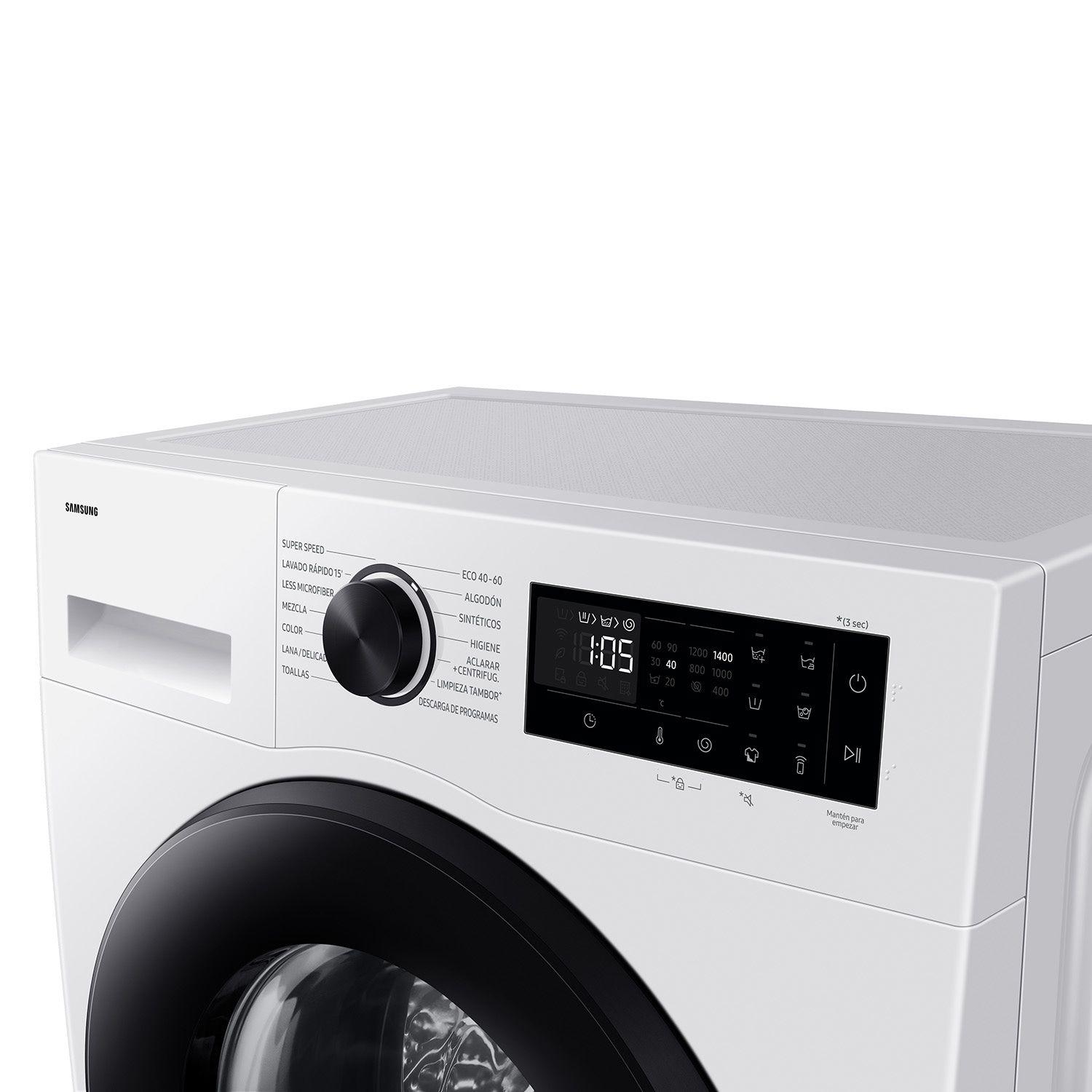 Máquina de Lavar Roupa Independente SAMSUNG WW90DG5G34AEEC (1400 RPM - B - A - Branco) — miniatura 2