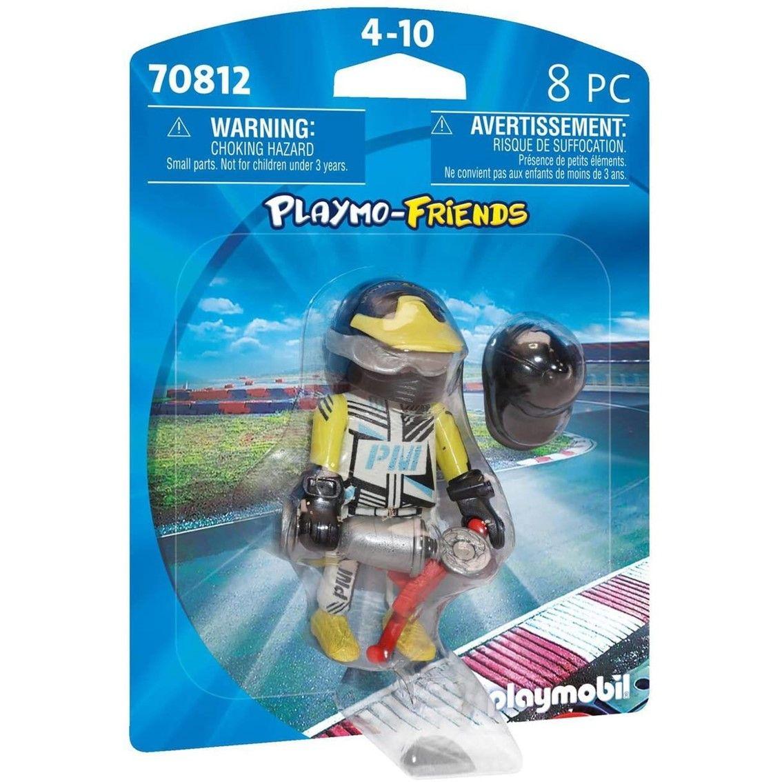 Conjunto PLAYMOBIL 70812 (Piloto de Carro de Corrida - City Life)