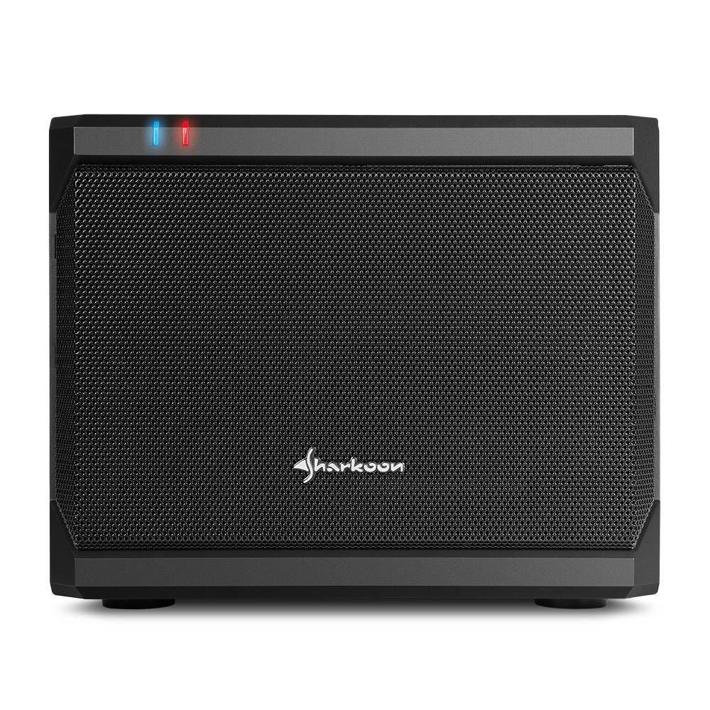 Caixa de Computador SHARKOON QB One ITX (Mini-ITX - ATX - 15 cm - Preto) — miniatura 3