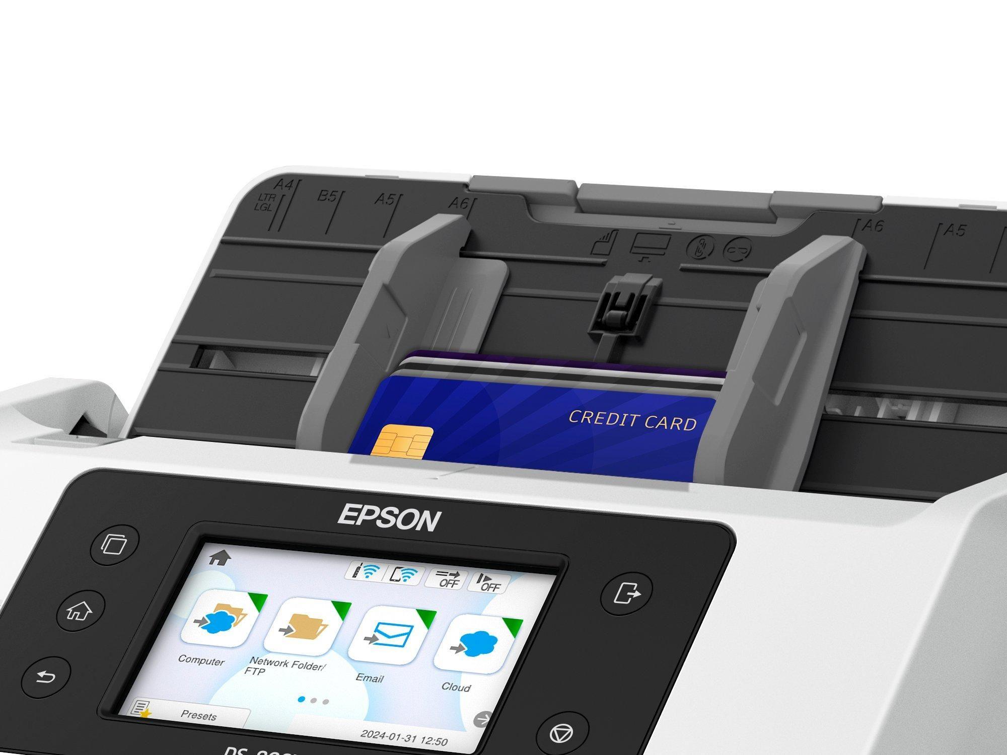Scanner de Documentos EPSON WorkForce DS-900WN (3.2 Gen 1 - Branco) — miniatura 5