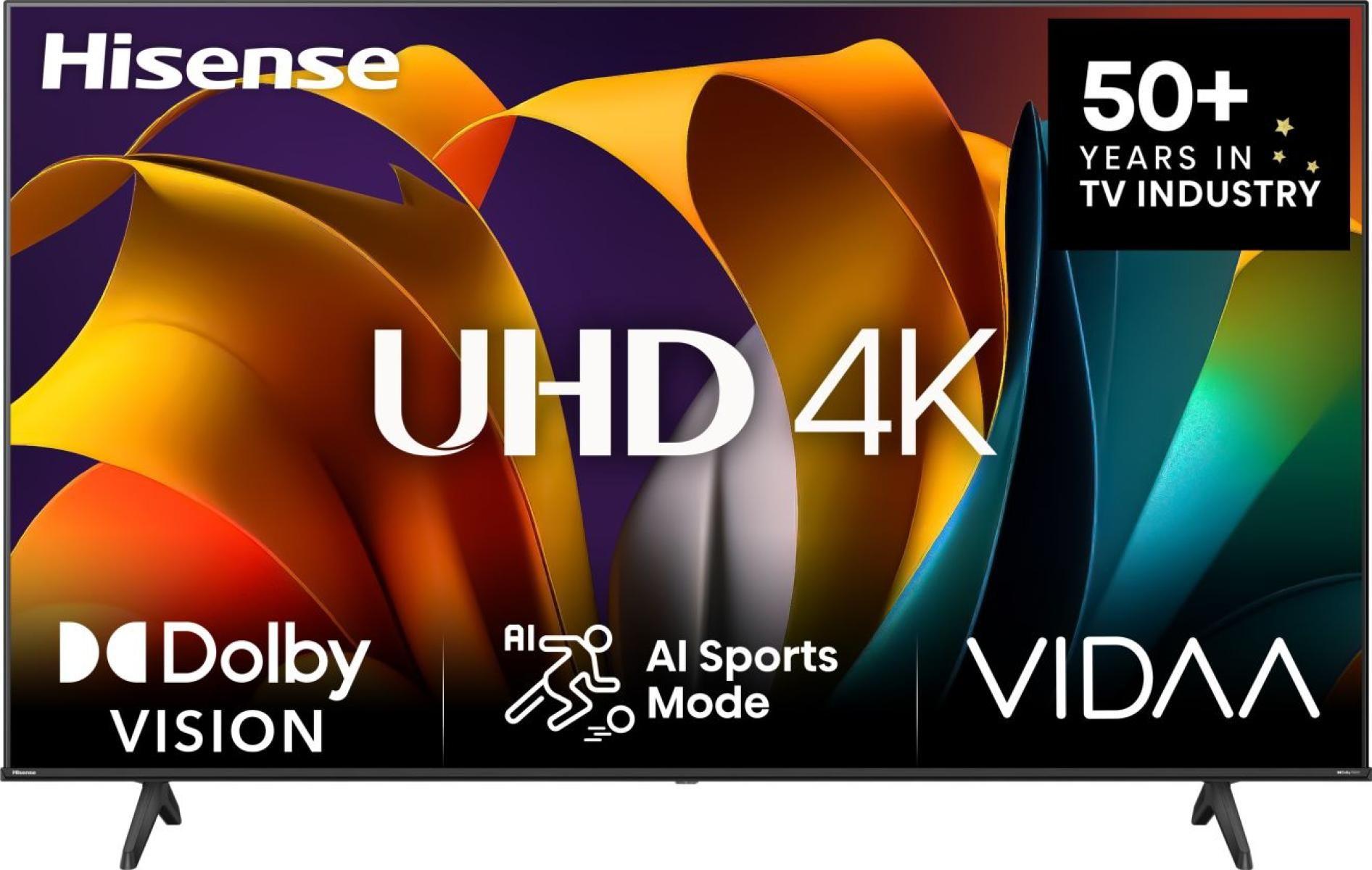 Televisão HISENSE TV 55A6N (55" - LED - 4K Ultra HD - Preto)
