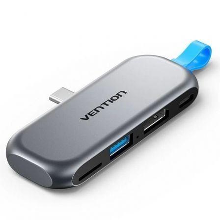Estação de Acoplamento VENTION THYH0 (USB-C macho - Cinzento)
