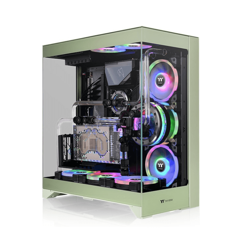 Caixa PC THERMALTAKE CTE E550 TG (ATX, EATX, micro ATX, Mini-ITX - PS2 - 2.5" - Verde)