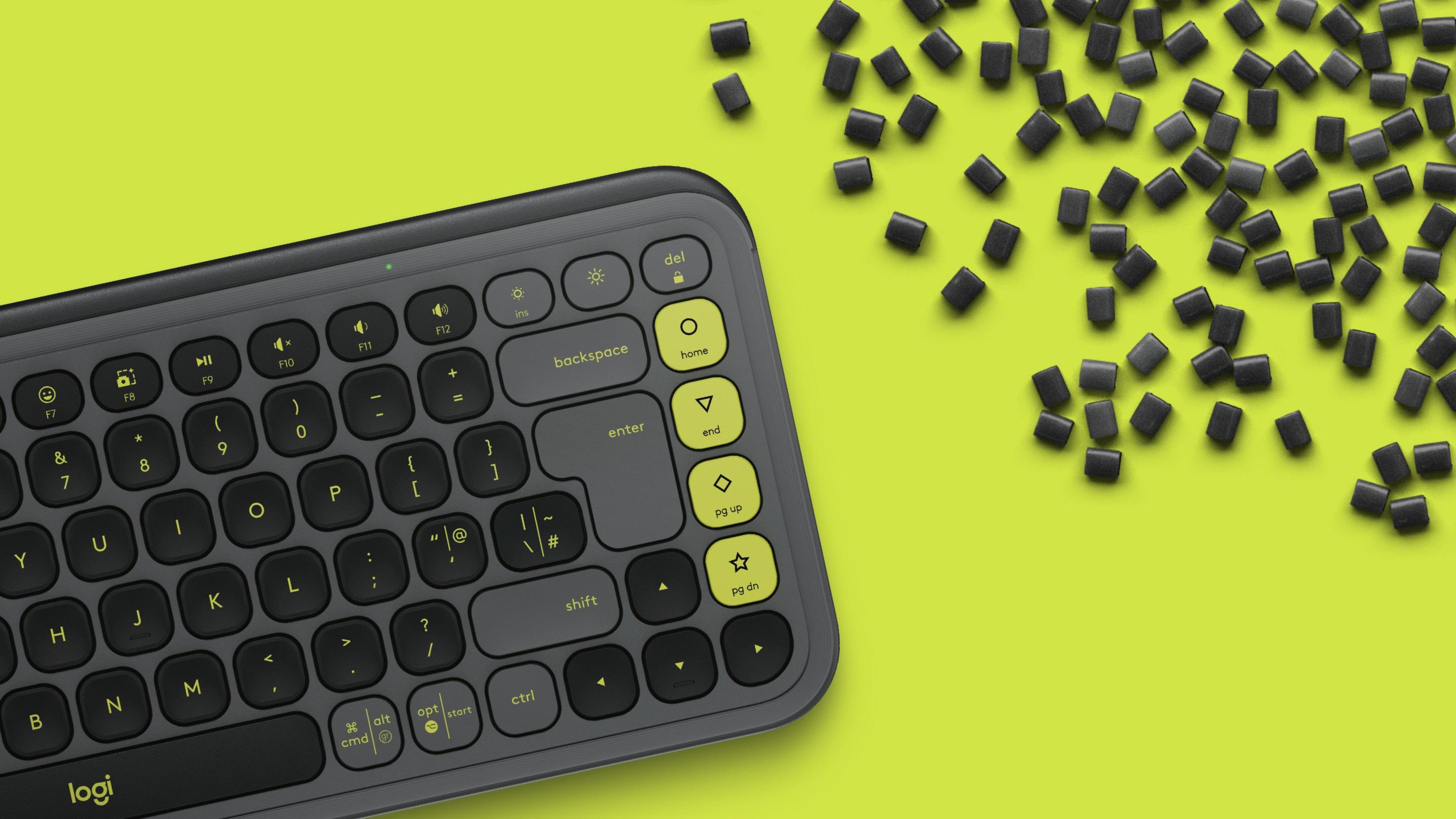 Teclado LOGITECH POP Icon Keys (Estados Unidos - Teclas tesoura - Mini - Grafite) — miniatura 6