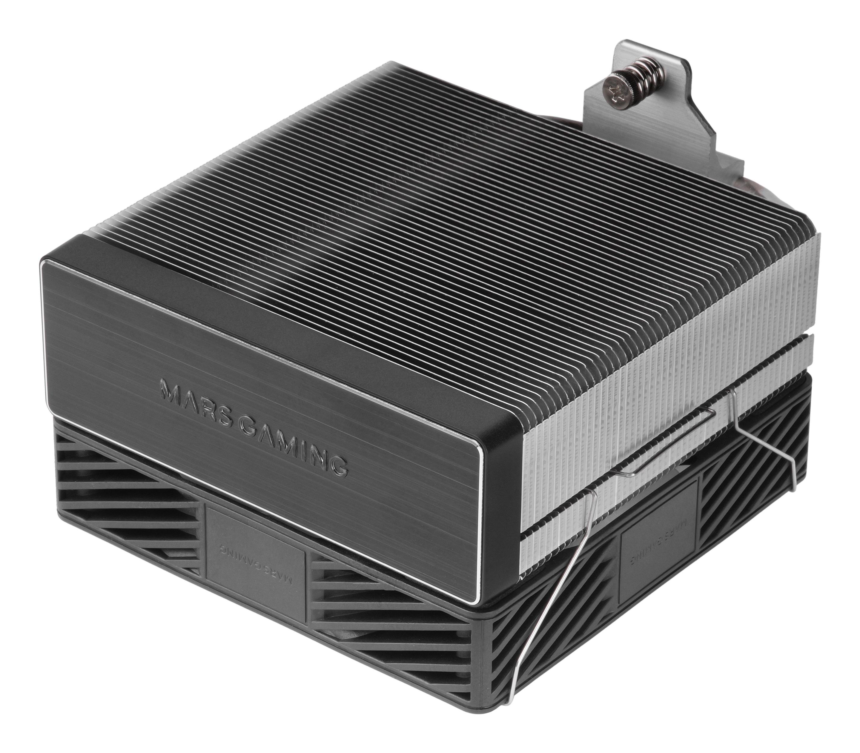 Dissipador de CPU MARS GAMING MCPU-X4ARGB (120 mm - 1 ventoinha - 2000 RPM - Preto) — miniatura 4