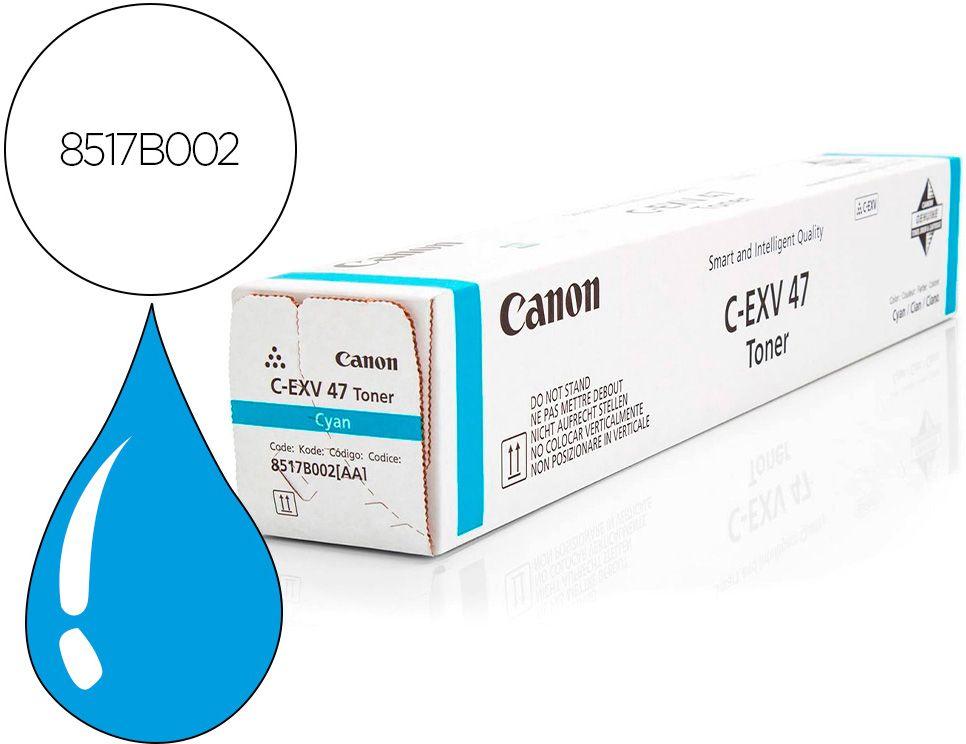 Toner CANON C-EXV47 (19000 páginas - Ciano)