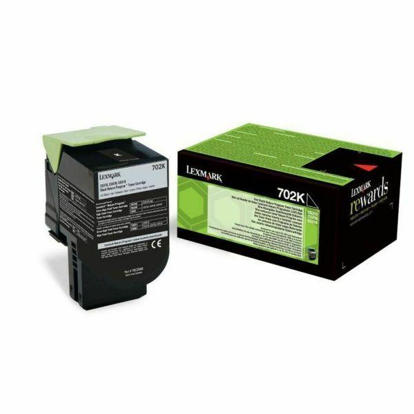Toner LEXMARK 70C20K0 (1000 páginas - Preto) — miniatura 2